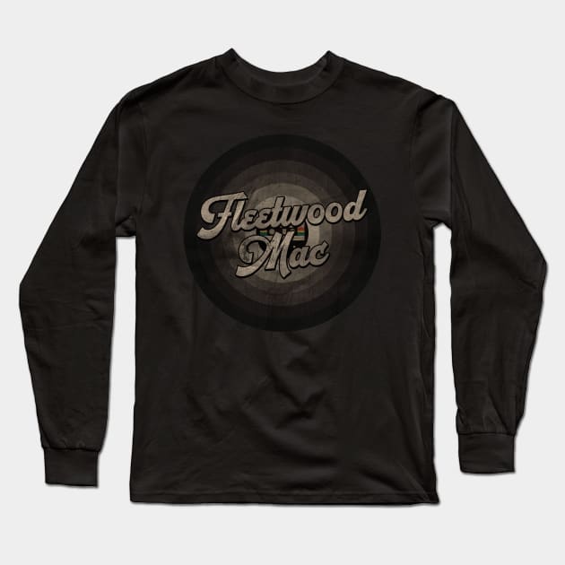 Fleetwood First Name Retro Tape Pattern Vintage Styles Long Sleeve T-Shirt by Female Revenant 